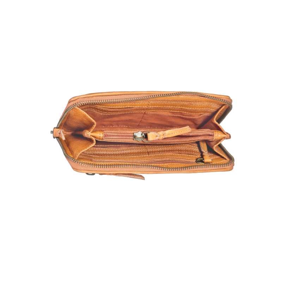 ZIP WALLET TAN